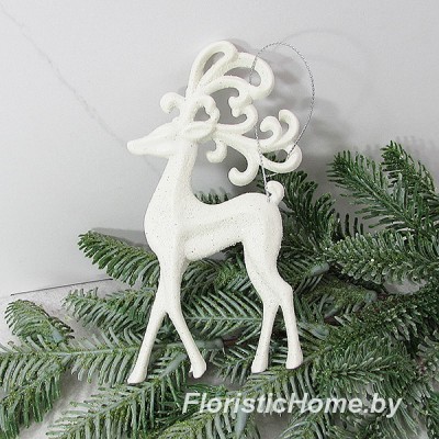 ДЕКОР НГ украшения, 1 шт. в глиттере (6,50), d 6-10 см, 0 - в ассортименте