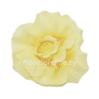 ГОЛОВКИ ЦВЕТОВ Роза раскрытая, d 11 см, светло-желтый
