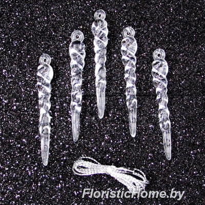 ДЕКОР НГ Акрил. украшения, 5 шт. (4,0), разноразмерные, 0 - в ассортименте