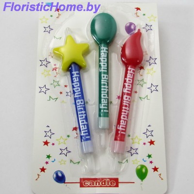 ДЕКОР Свеча, Фигура ( набор ), ( 4,7 ), 0 - в ассортименте