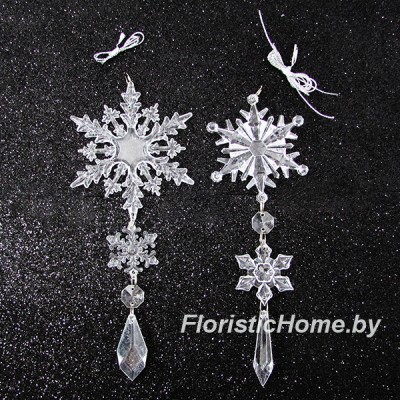 ДЕКОР НГ Акрил. украшения, 1 шт. (6,50), разноразмерные, 0 - в ассортименте