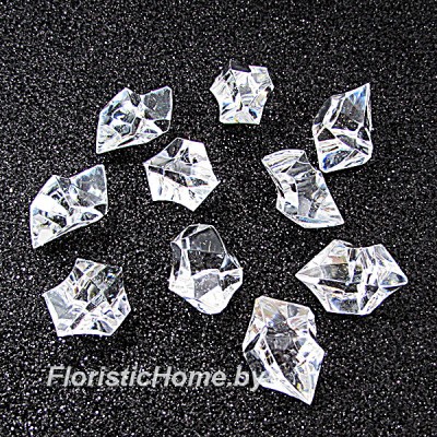 ДЕКОР НГ Акрил. украшения, 10  шт. (3,0), разноразмерные, 0 - в ассортименте