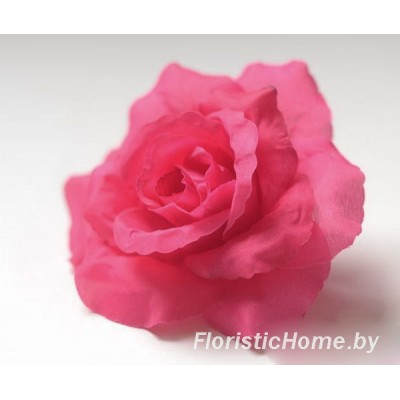 ГОЛОВКИ ЦВЕТОВ Роза раскрытая, d 12 см, пурпурно-малиновый