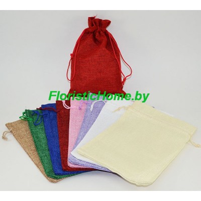 ПАКЕТ Мешочек, Мешковина, 20 см х 30 см, 0 - в ассортименте