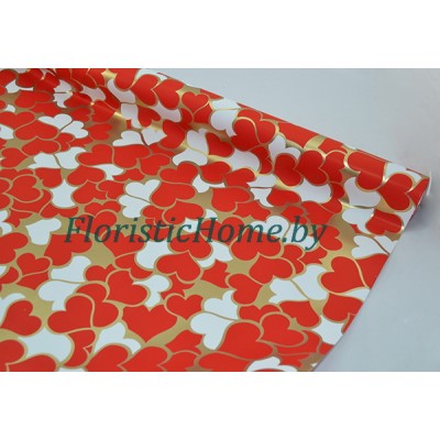 УПАКОВОЧНАЯ БУМАГА дизайн./крафт, с рисунком, 2 листа, h 60-70 см х 1 м, 0 - в ассортименте