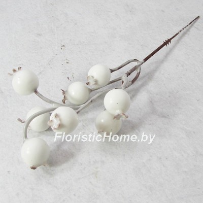 Ветка с ягодами шиповника, d 1,5 см х L 20 см , 0 - в ассортименте