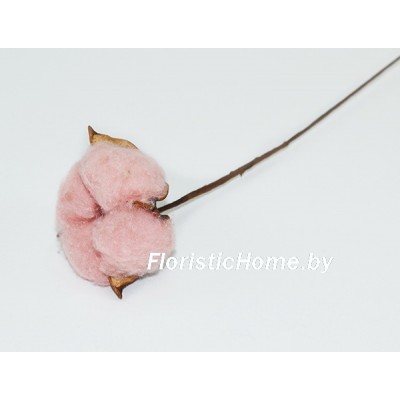 ВЕТКА Хлопка, Синтетический материал, L 28 см, пыльный розовый