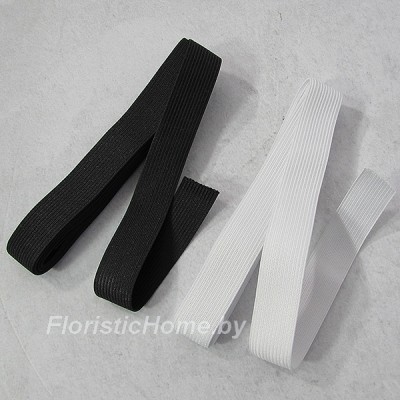 ТЕСЬМА резинка бельевая, h 2 см  х 2,5 м, 0 - в ассортименте